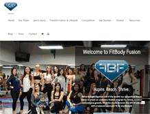 Tablet Screenshot of fitbodyfusion.com